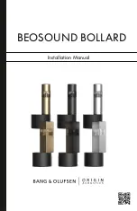 Preview for 1 page of Bang & Olufsen BOHBLR Installation Manual