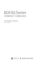 Preview for 1 page of Bang & Olufsen Celestial BOC60 Series Installation Manual