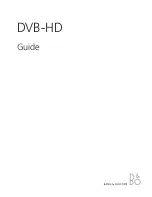 Bang & Olufsen DVB-HD Manual предпросмотр