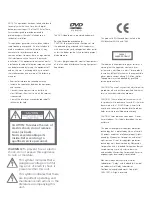Предварительный просмотр 2 страницы Bang & Olufsen DVD 1 User Manual