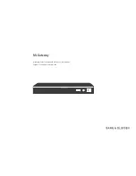 Bang & Olufsen ML Gateway Installation Manual preview