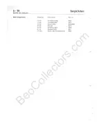 Preview for 74 page of Bang-Olufsen BeoSound Ouverture 2631 Service Manual