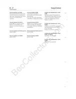 Preview for 120 page of Bang-Olufsen BeoSound Ouverture 2631 Service Manual