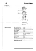 Предварительный просмотр 13 страницы Bang-Olufsen BEOVOX 4 Service Manual