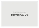 Bang-Olufsen BeoVox CX100 Manual preview