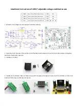 Предварительный просмотр 1 страницы BANGGOOD LM317 Installment Instructions