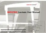 BANGTAN Sunshade CYM-LD7 Manual предпросмотр