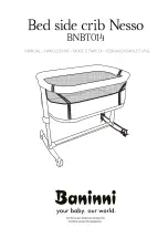 Baninni Bed side crib Nesso Manual preview