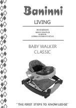 Baninni LIVING BABY WALKER CLASSIC Manual preview