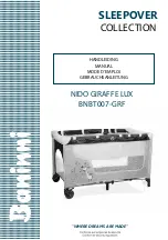 Baninni NIDO GIRAFFE LUX BNBT007-GRF Manual preview