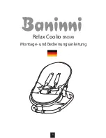 Preview for 5 page of Baninni Relax Coolio BN398 Assembly And Instruction Manual