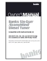 banks economind Owner'S Manual предпросмотр