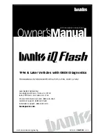 banks iQ Owner'S Manual preview