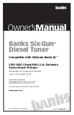 banks Six-Gun 63717 Owner'S Manual preview