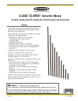 Preview for 1 page of Banner A-GAGE EZ-ARRAY Instruction Manual