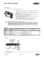 Banner D10 Series Manual preview