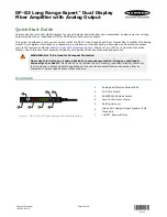 Preview for 1 page of Banner DF-G3 Long Range Expert Quick Start Manual