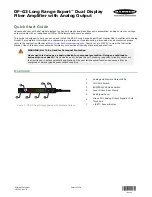 Banner DF-G3 Long Range Expert Quick Start Manual предпросмотр