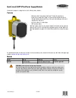 Banner FlexPower DX81P6 Specification Sheet предпросмотр