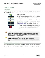 Preview for 1 page of Banner iVu Plus TG Gen2 Quick Start Manual