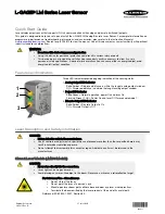 Banner L-GAGE LM150 Series Quick Start Manual preview