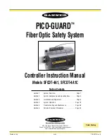 Banner PICO-GUARD SFCDT-4A1 Instruction Manual предпросмотр