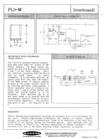 Предварительный просмотр 2 страницы Banner PL3-M Specification Sheet