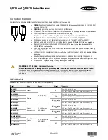 Предварительный просмотр 1 страницы Banner QM26 Series Instruction Manual