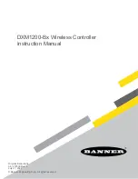 Banner Sure Cross DXM1200-B Series Instruction Manual preview