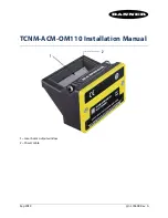 Предварительный просмотр 1 страницы Banner TCNM-ACM-OM110 Installation Manual