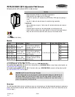 Banner World-Beam QS18 Series Manual предпросмотр