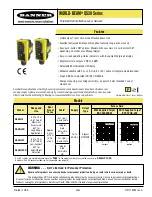 Preview for 1 page of Banner World-Beam QS30 Manual