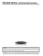 Preview for 12 page of Banner World-Beam QS30 Manual