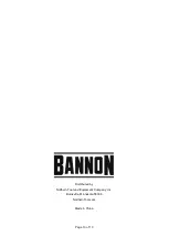 Preview for 13 page of Bannon 51205 Owner'S Manual