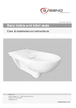 Bano 5885EC Care & Maintenance Instructions preview