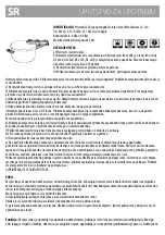 Предварительный просмотр 44 страницы Banquet Adagio AS22G-4L Instruction Manual