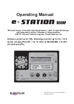 Предварительный просмотр 1 страницы Bantam e-STATION BC6HP Operating Manual