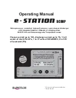 Предварительный просмотр 1 страницы Bantam e-Station BC8HP Operating Manual