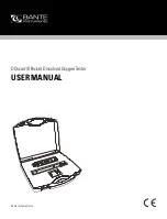 Bante Instruments DOscan10 User Manual предпросмотр