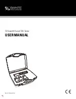 Bante Instruments TDSscan20 User Manual preview