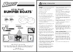 Banzai AQUA BLAST BUMPER BOATS Manual preview