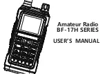 Baofeng BF-17H Series User Manual preview