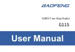 Baofeng G11S User Manual preview