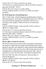 Preview for 13 page of Baofeng UV-3R Mark II Reference