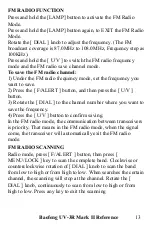 Preview for 15 page of Baofeng UV-3R Mark II Reference