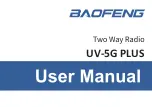 Preview for 1 page of Baofeng UV-5G PLUS User Manual