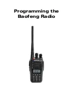 Preview for 1 page of Baofeng UV-5RA Programming Manual