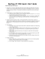 Preview for 7 page of Baofeng UV-5RA Quick Start Manual