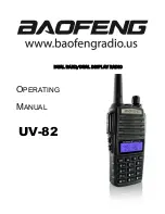 Baofeng UV-82 Operating Manual preview