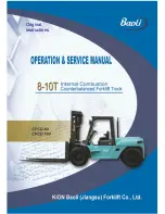 Baoli CPCD 100 Operating And Servicing Manual preview